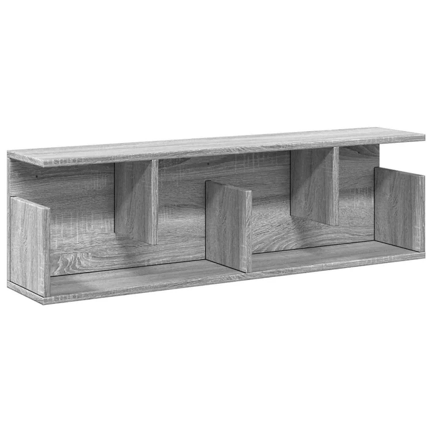 vidaXL Wandschrank 100x20x30 cm Grau Sonoma Holzwerkstoff 854846