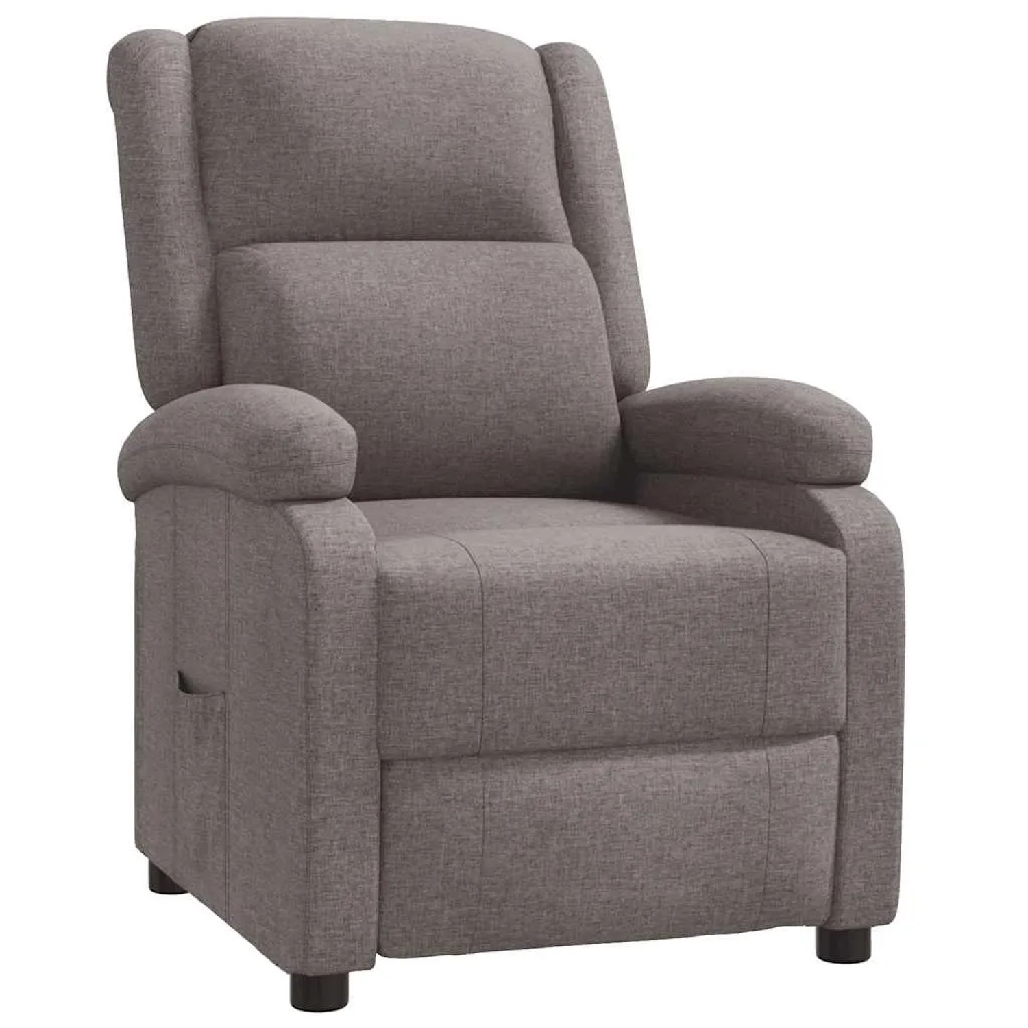 vidaXL Relaxsessel Taupe Stoff 342426