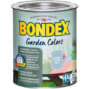 Dose Bondex Garden Colors Glockenblumenblau, Wetterschutzfarbe für Gartenmöbel und mehr.
