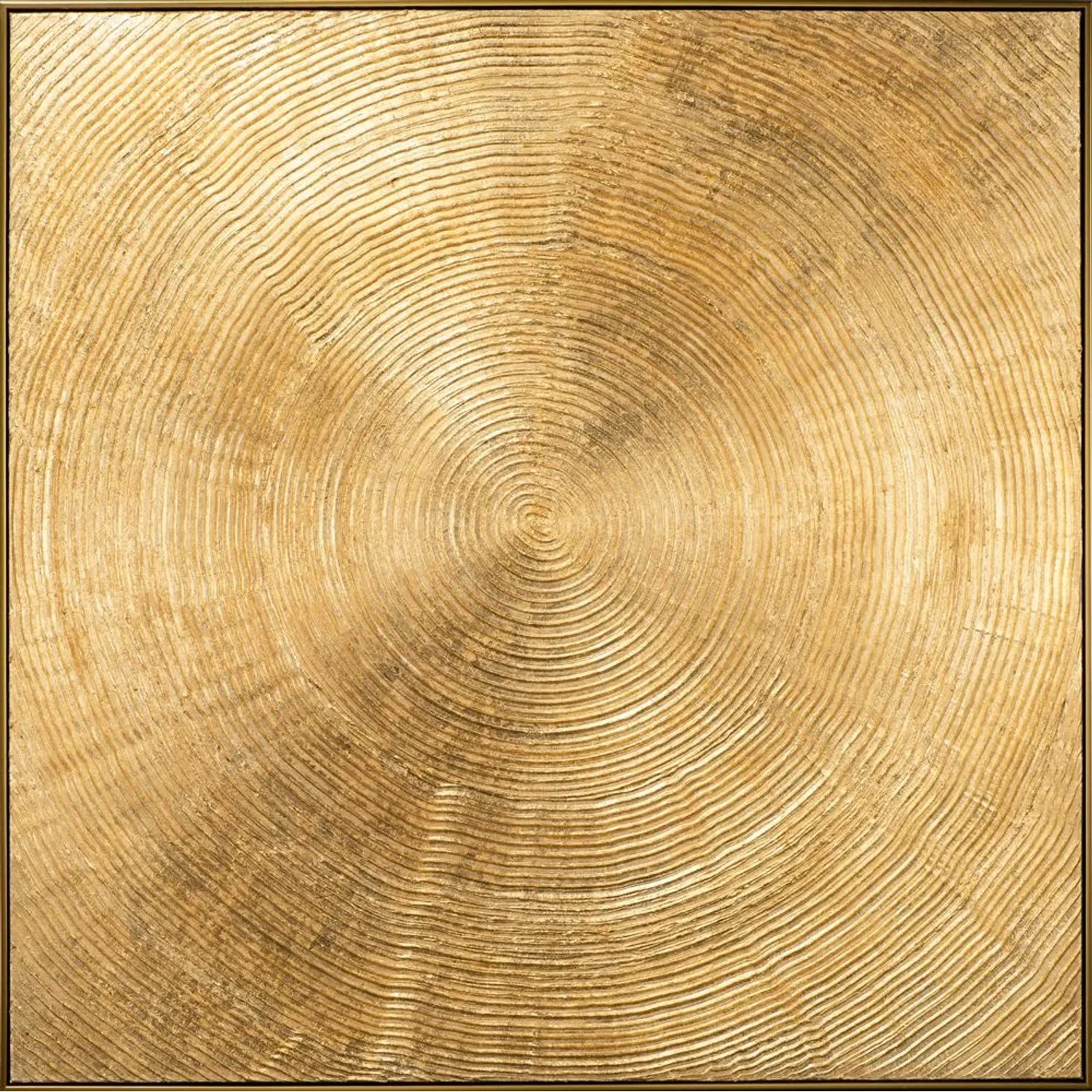 Art Universe Leinwandbild Goldenes Sonnenlicht 102 x 102 cm