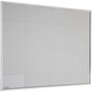 Vasner Spiegel-Infrarotheizung Zipris S 500W mit Chromrahmen, geeignet für Badezimmer.