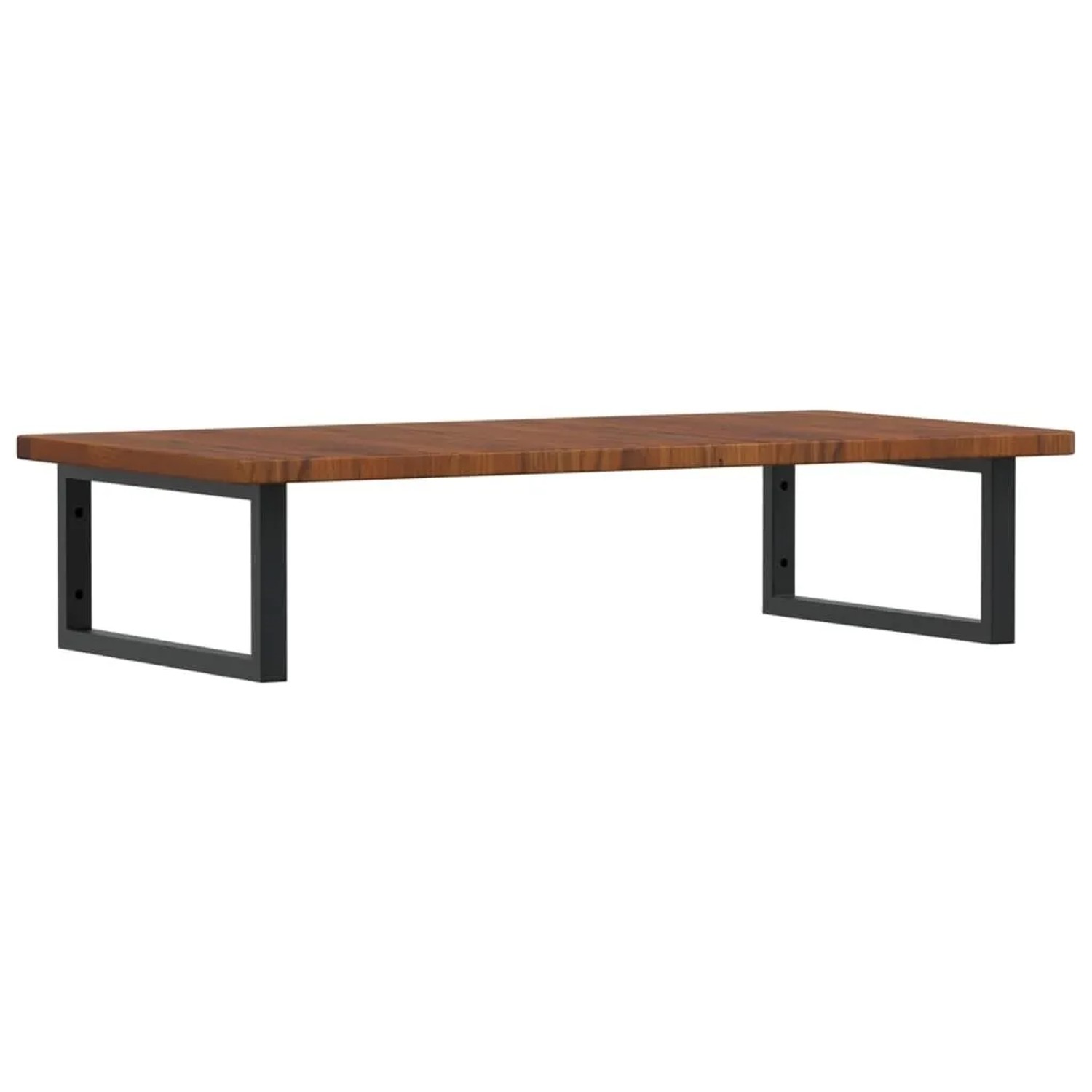 vidaXL Waschtischplatte mit Halterung Stahl und Massivholz Eiche 3302405 günstig online kaufen