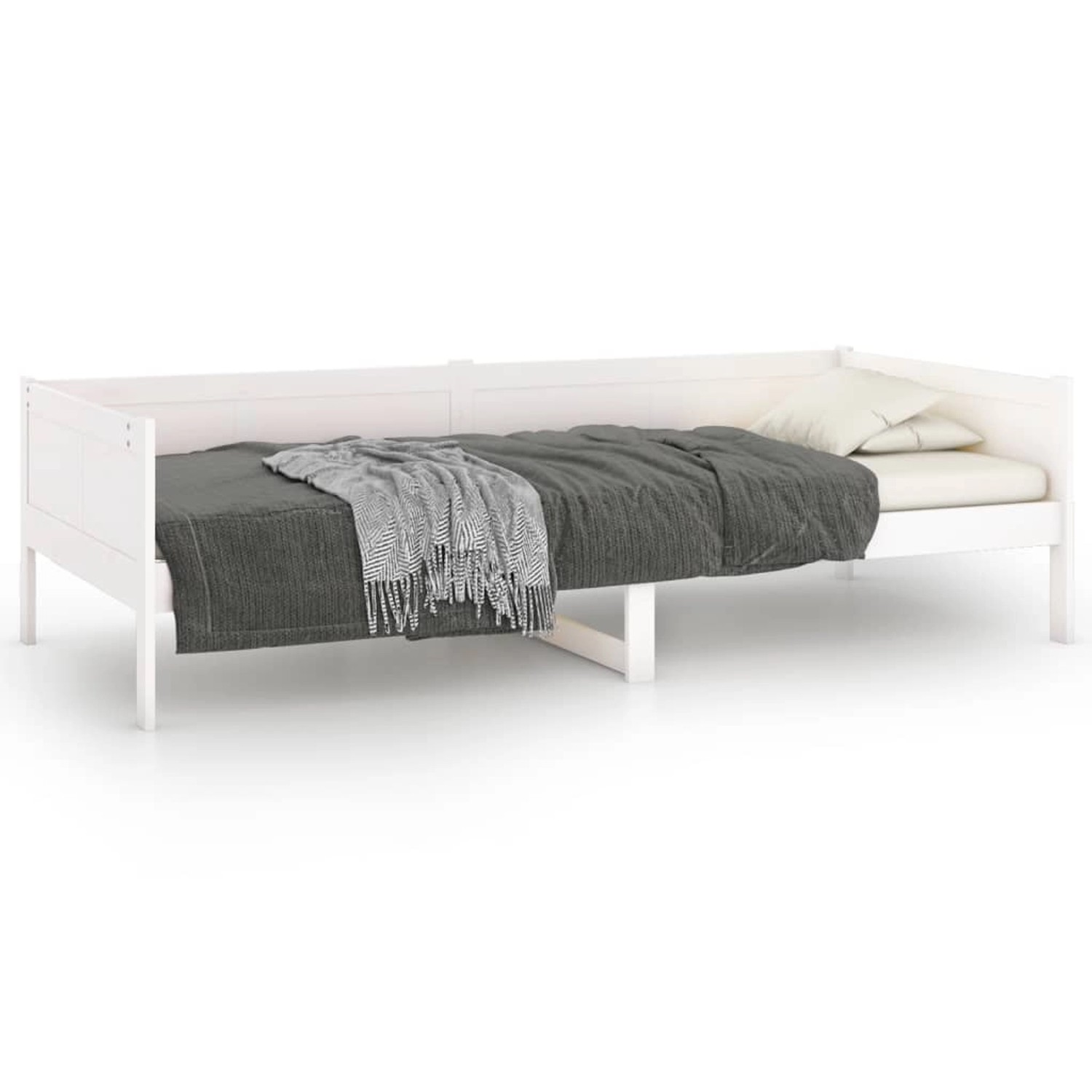 vidaXL Tagesbett Weiß Massivholz Kiefer 90x190 cm1279764 günstig online kaufen