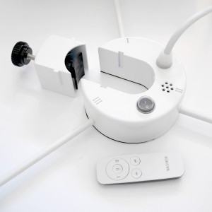 Vasner Schirm-Heizstrahler Umbrella X30, 3er Set, Silber, mit Halterung und Fernbedienung.