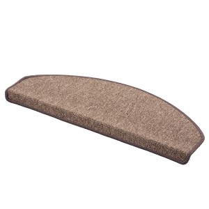 Braune Pergamon Trend Stufenmatte Strong, 18x56cm, 15er-Set. Schützt Treppen, bietet Halt.