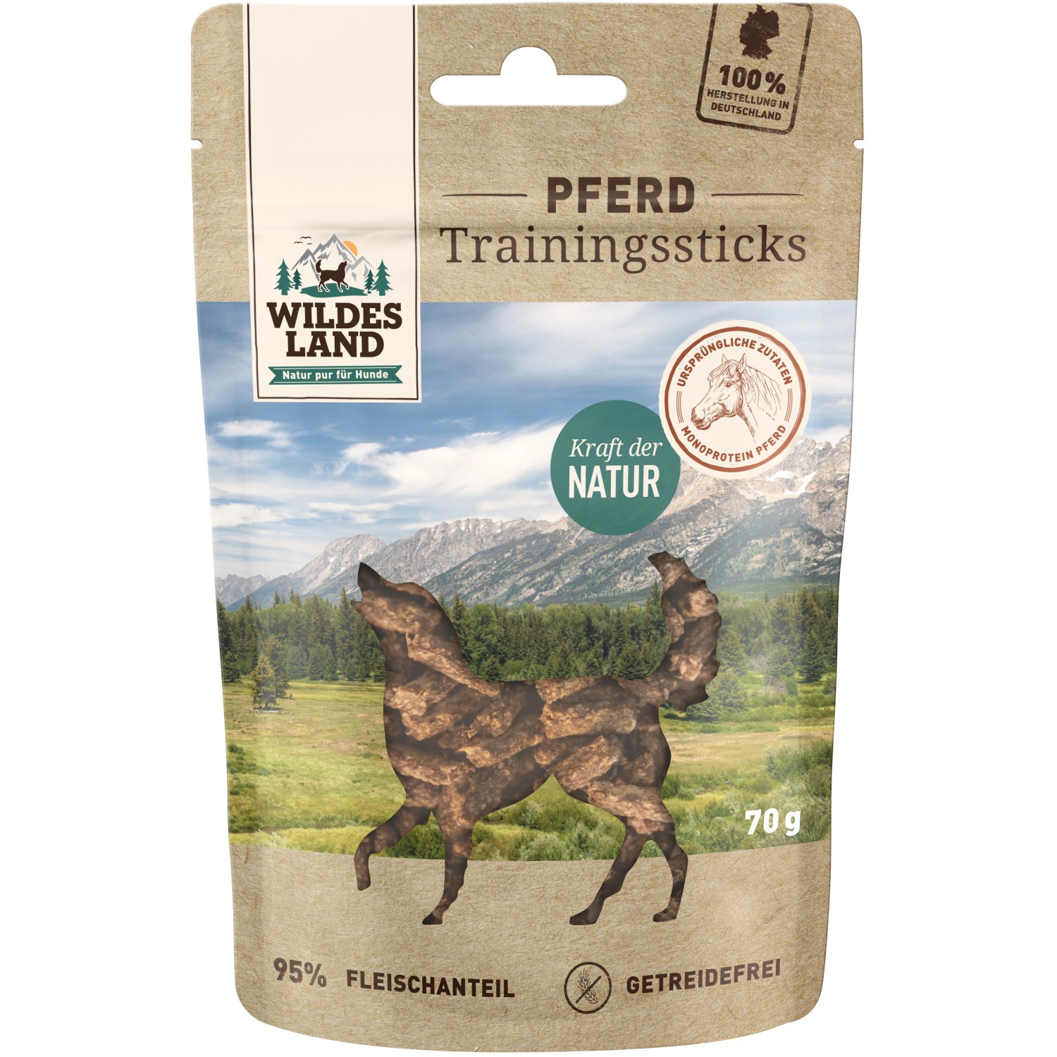 Thumbnail - Wildes Land Hunde-Belohnungssnacks Trainingssticks Pferd 70 g