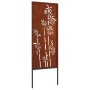 vidaXL Garten Sichtschutz-Leinwand Rostig 50 x 140 cm Wetterfeststahl 876300_6