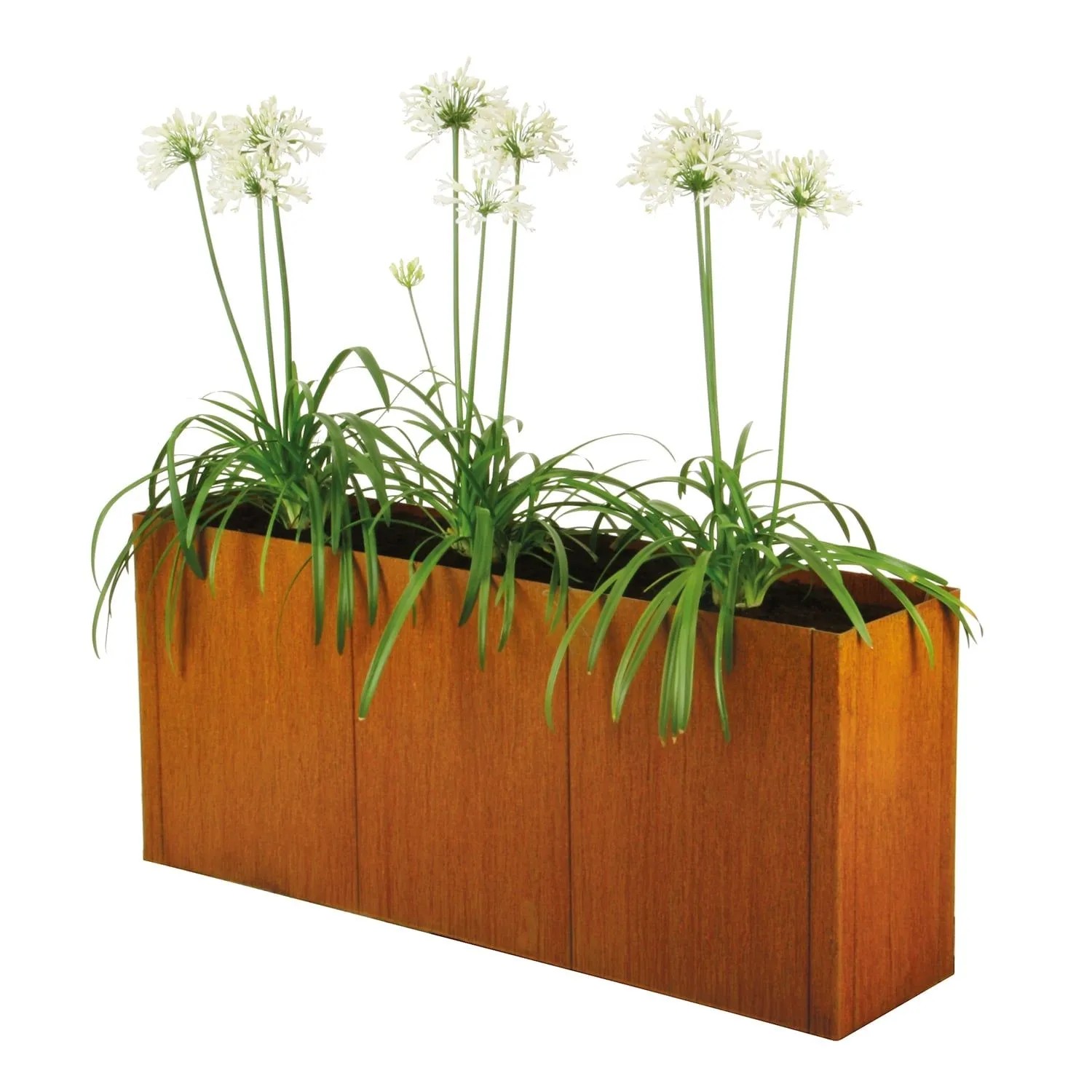 bellissa Hochbeet Bausatz PANNELLO 80 S, 116x44x80cm, Corten, Modular