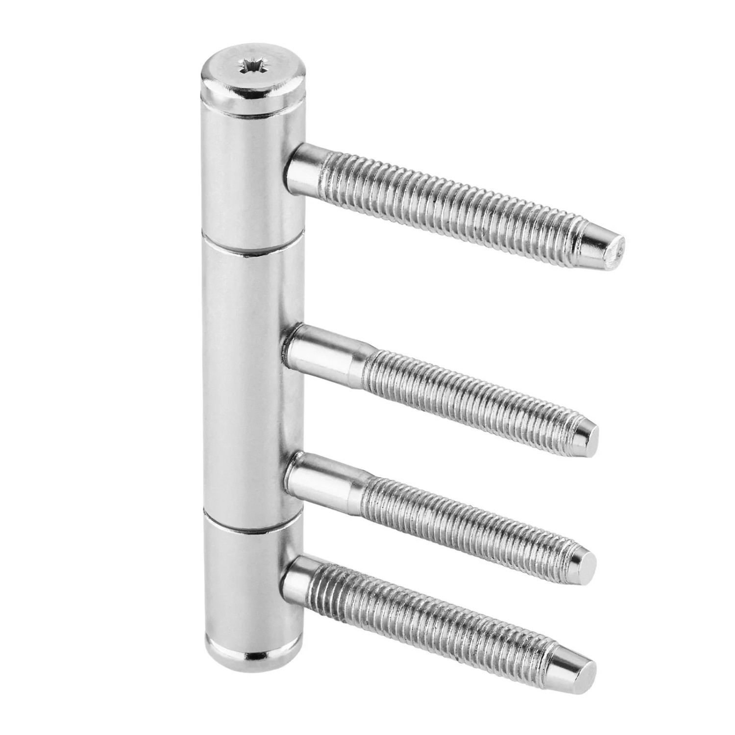 SOTECH Türband 3-Teilig Ø15 mm Stahl Vernickelt für Holzzargen