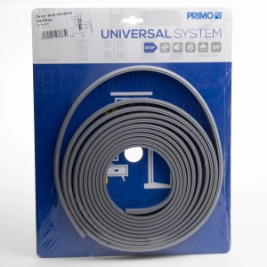 Primo Dichtung Grau, 4-5mm x 6m für Holzfenster & Türen. Fensterdichtung auf Rolle.