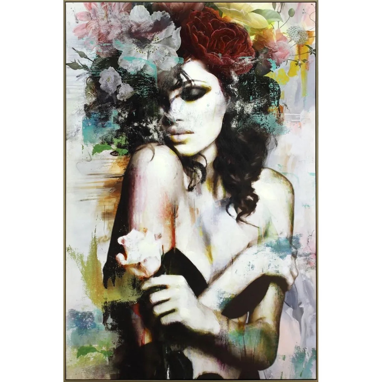 Art Universe Leinwandbild Verführerische Schönheit 80 x 120 cm