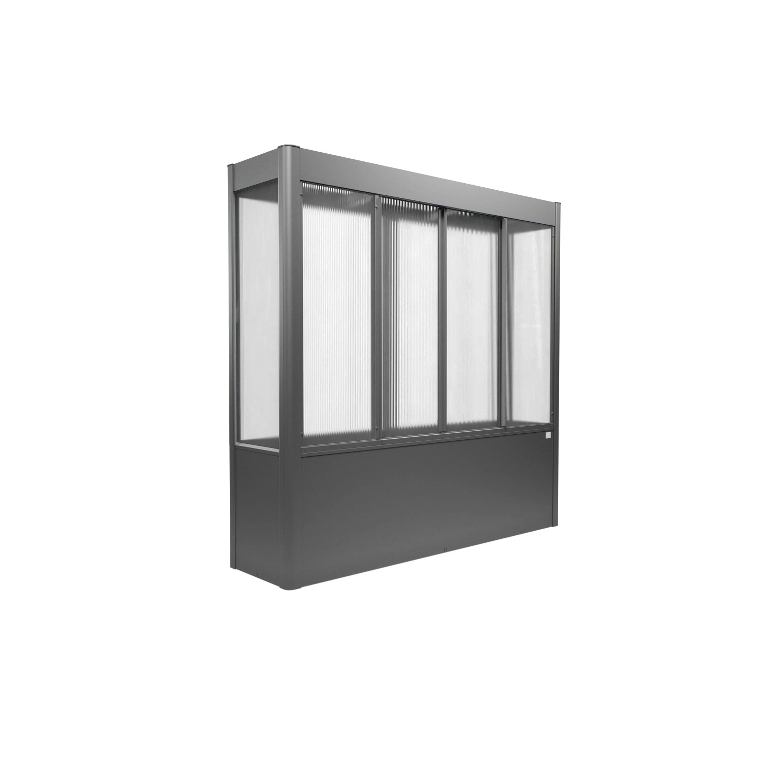 Biohort Gewächshaus Florentina Quarzgrau-Metallic 1 m²