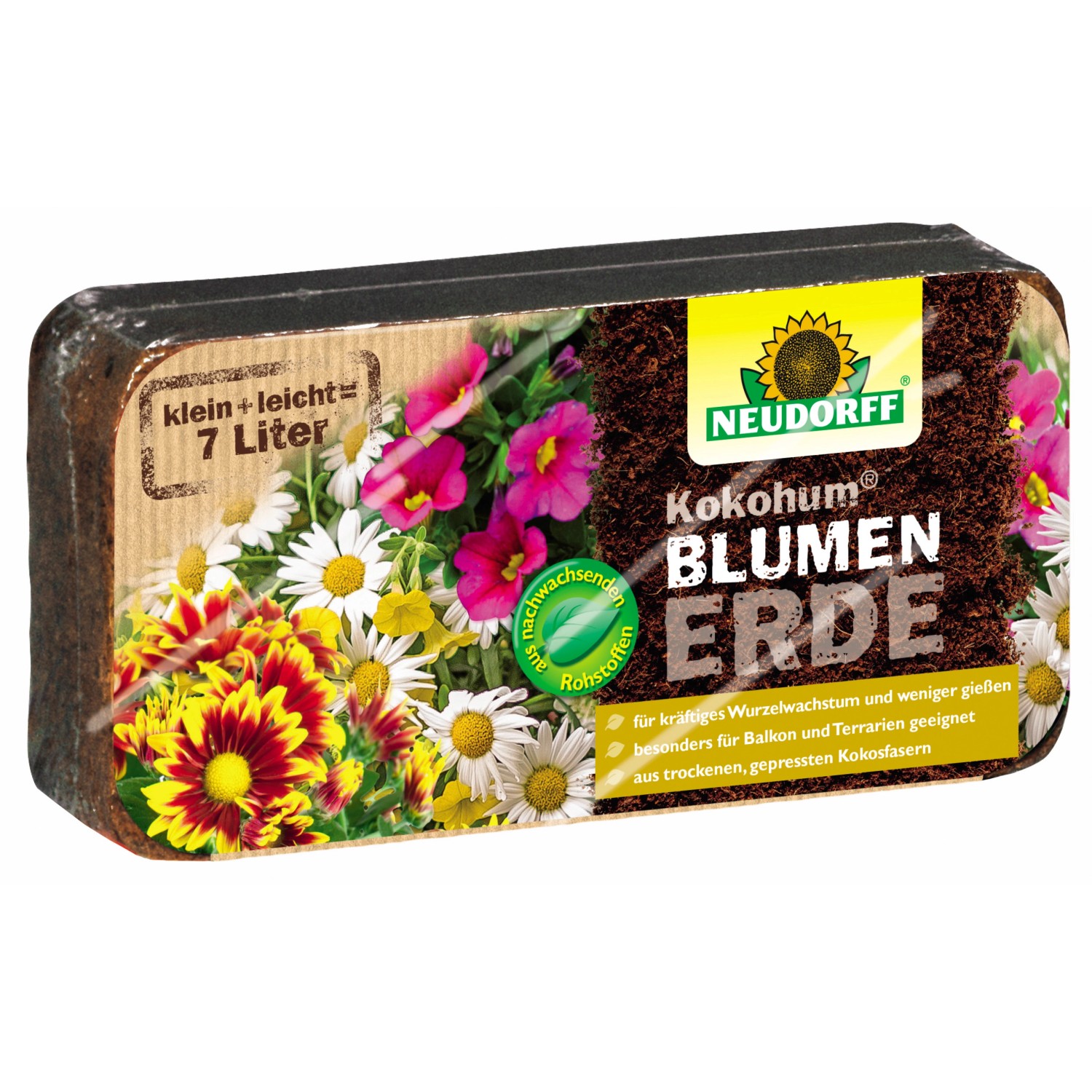 Neudorff Kokohum Blumenerde 7 l 1 Brikett