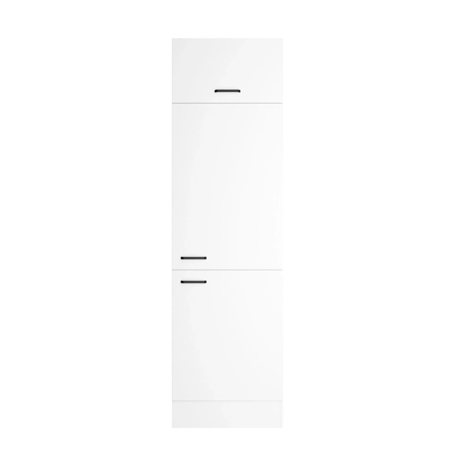 OPTIFIT Hochschrank Bonn214 für Kühlschrank 60 x 210 x 57,1 cm Weiß