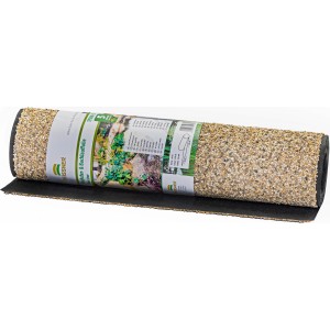 Heissner Steinfolie, 40x250cm Rolle für naturnahe Teichufer-Gestaltung.