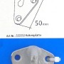 Conacord Hakenplatte aus Stahl, 50 mm Länge, zur Befestigung und Aufhängung.