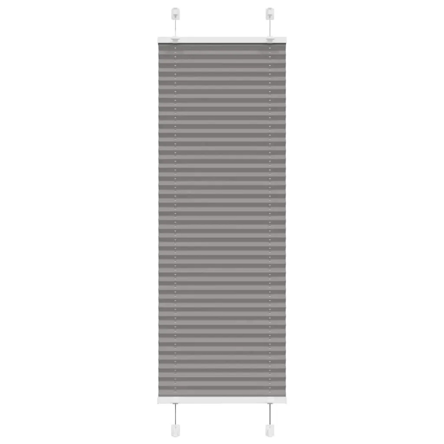 vidaXL Plissee Anthrazit 40x100 cm Stoffbreite 39,4 cm Polyester 4015063 günstig online kaufen