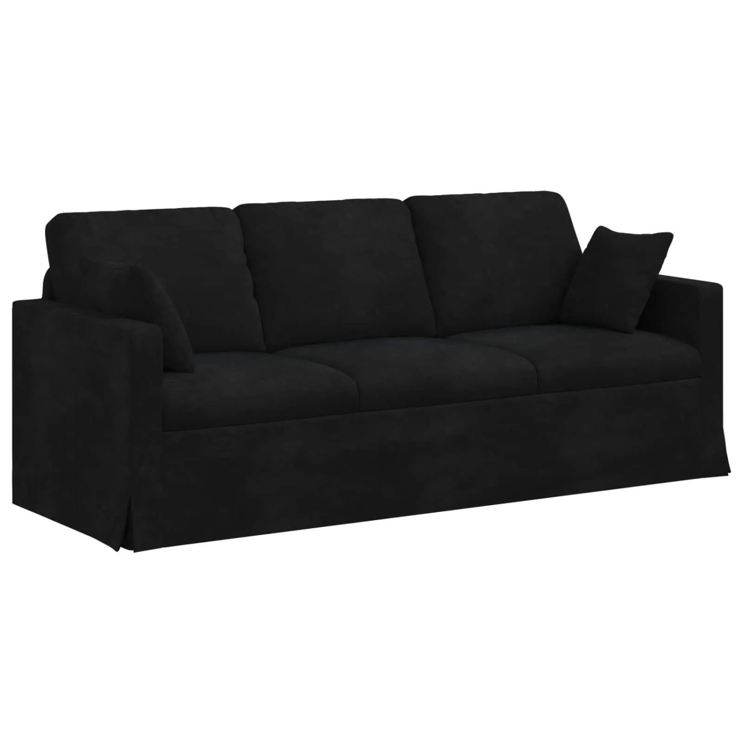 vidaXL Sofa Schwarz 198 x 78 x 80 cm Samt 42024437