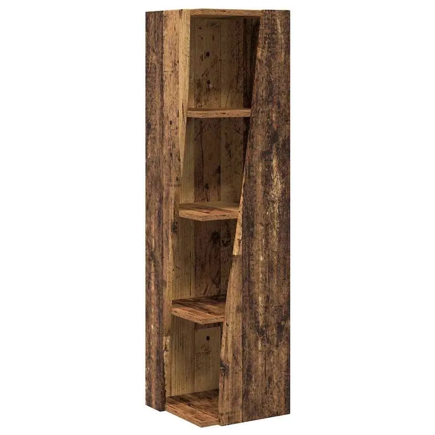 vidaXL Eckschrank Altholz 27,5x27x102cm Holzwerkstoff 889853 günstig online kaufen