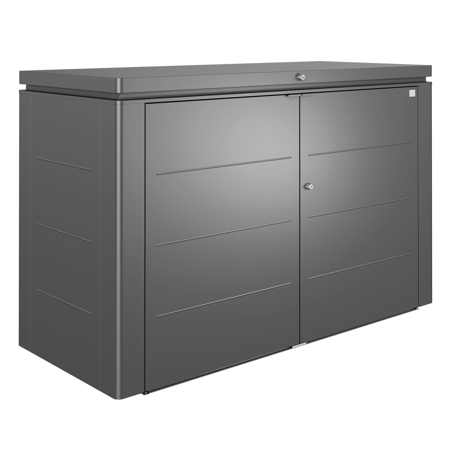 Biohort Gartenbox HighBoard 200 Dunkelgrau-Metallic