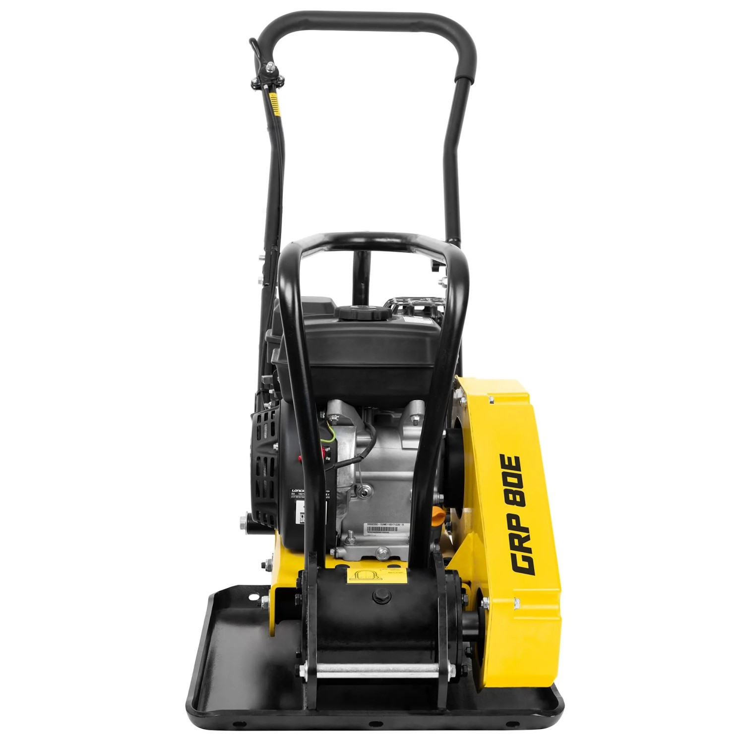 Güde Rüttelplatte GRP 80E, Baumaschine für Verdichtungsarbeiten auf kleineren Flächen.