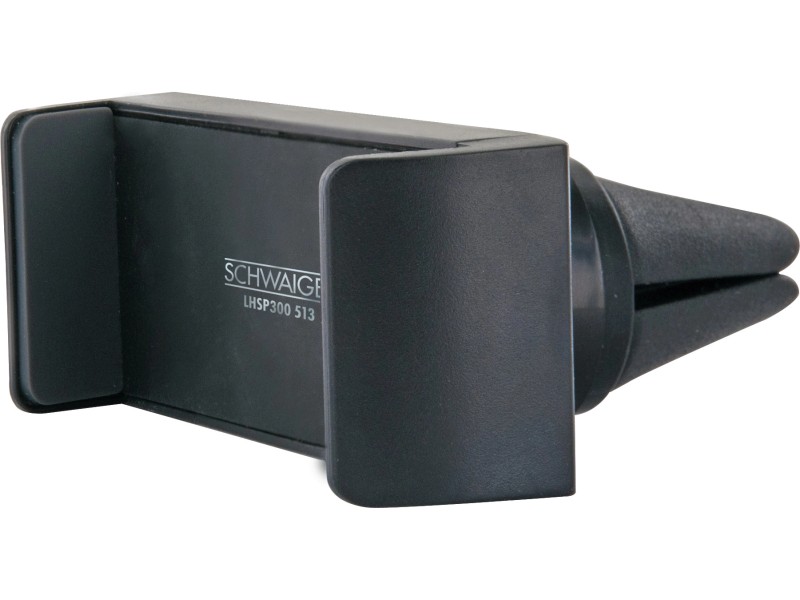 SCHWAIGER Handyhalterung KFZ Halter aktiv 12V, Apple Light Stecker, schwarz  