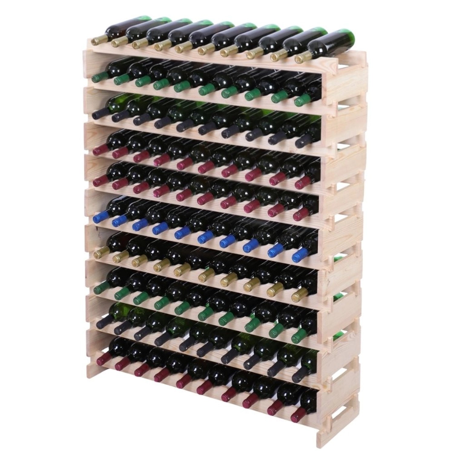PROREGAL Weinregal VINOTECA FLEX PRO HxBxT 135x103x28cm 100 Flaschen Auf 10 günstig online kaufen
