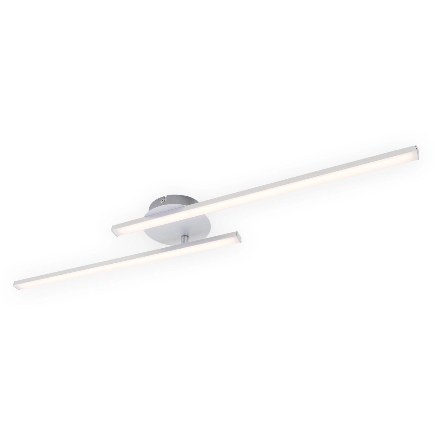 Briloner LED-Deckenleuchte Go Warmweiß 78,2 cm x 12 cm x 6,1 cm Licht Alumi günstig online kaufen