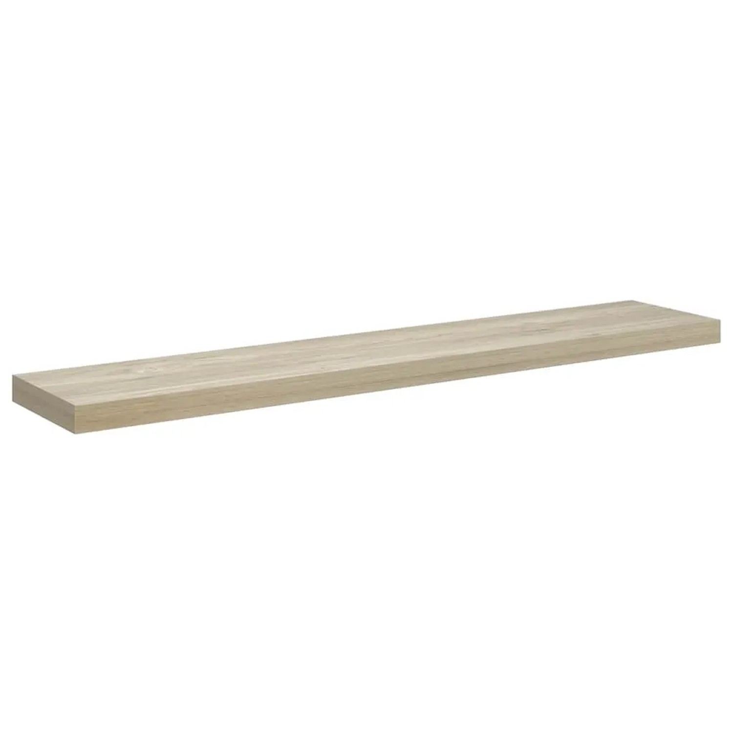 vidaXL Schweberegal Eichen-Optik 120x23,5x3,8 cm MDF 323883