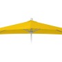 MCW Bezug für halbrunden Sonnenschirm Lorca, gelb. Passend für Parla Sonnenschirme.