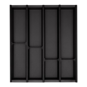 SOTECH Cuisio Besteckeinsatz 500 mm Höhe 55 mm Transluzent Anthrazit Für Blum Legrabox 473 mm