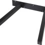 Schwarzes Tischuntergestell in A-Form, 700x710 mm, für individuelle Tische.