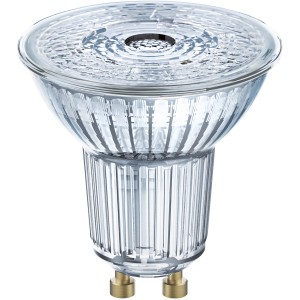 Osram GU10 LED-Lampe, 4,3 W, warmweiß, 350 lm, EEK: F, 5,2x5 cm (H x Ø).
