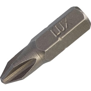 LUX PH-Bit Classic PH2 für Kreuzschlitzschrauben, robust und langlebig.