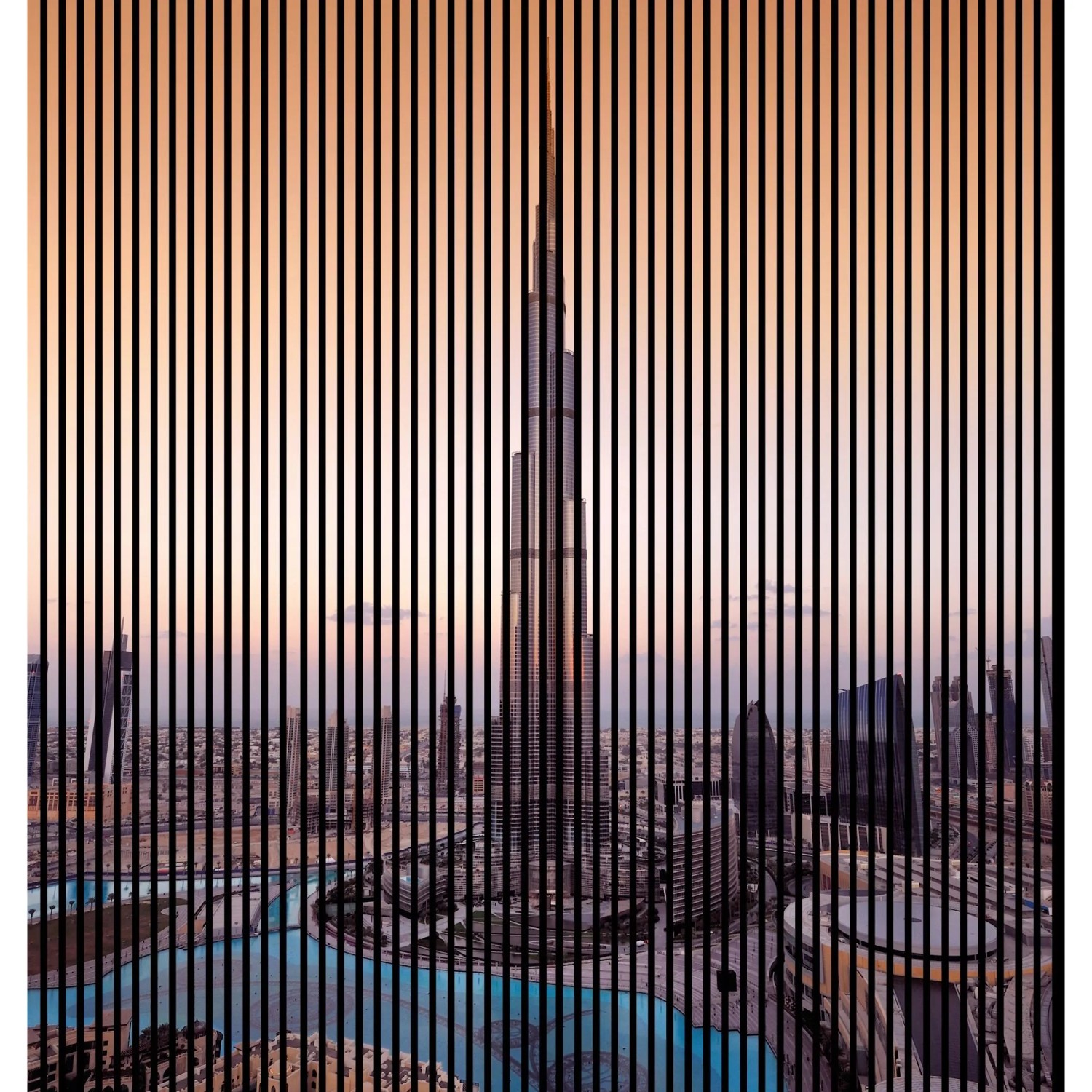 FN Acustico Akustikplatte Dubai 1 PET u. MDF Foliert 2.253 x 19 x 2.400 mm