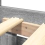 Detailansicht Bettgestell Grau Sonoma, Holzwerkstoff, Lattenrostbefestigung.