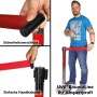 UvV BounceLine Personenleitsystem Edelstahl mit blauem Gurt, 2 Pfosten, 3 m Länge. Details zur Handhabung und Sicherheitsverschluss sichtbar.