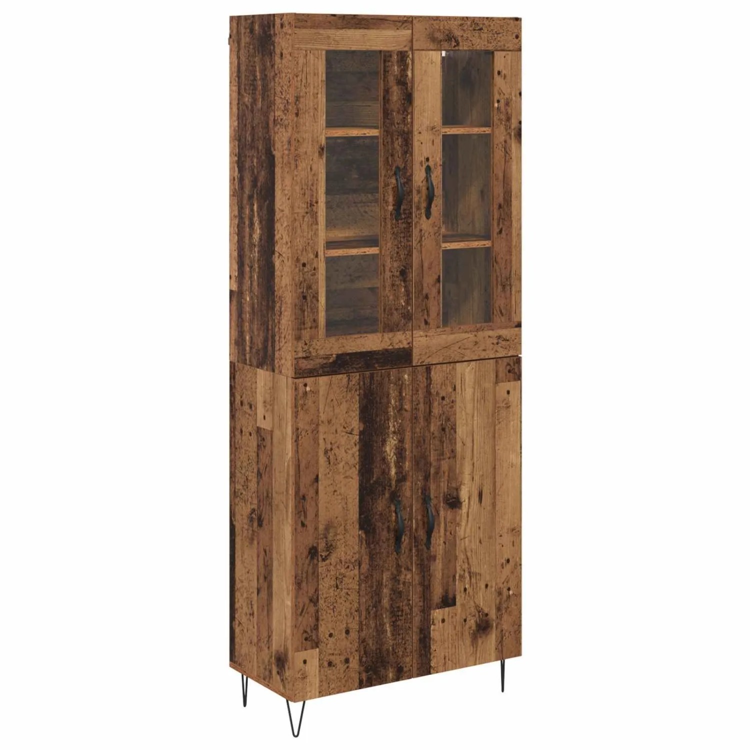 vidaXL Highboard Altholz 69,5 x 34 x 180 cm Holzwerkstoff 3402692 günstig online kaufen