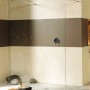 Freistehende Breuer Duschwand Entra, 120 cm, Chrom/Klarglas für barrierefreies Duschen.