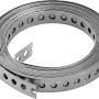Edelstahl Lochband, 12mm breit, 1,5m lang, für Holzkonstruktionen und universelle Befestigungen.