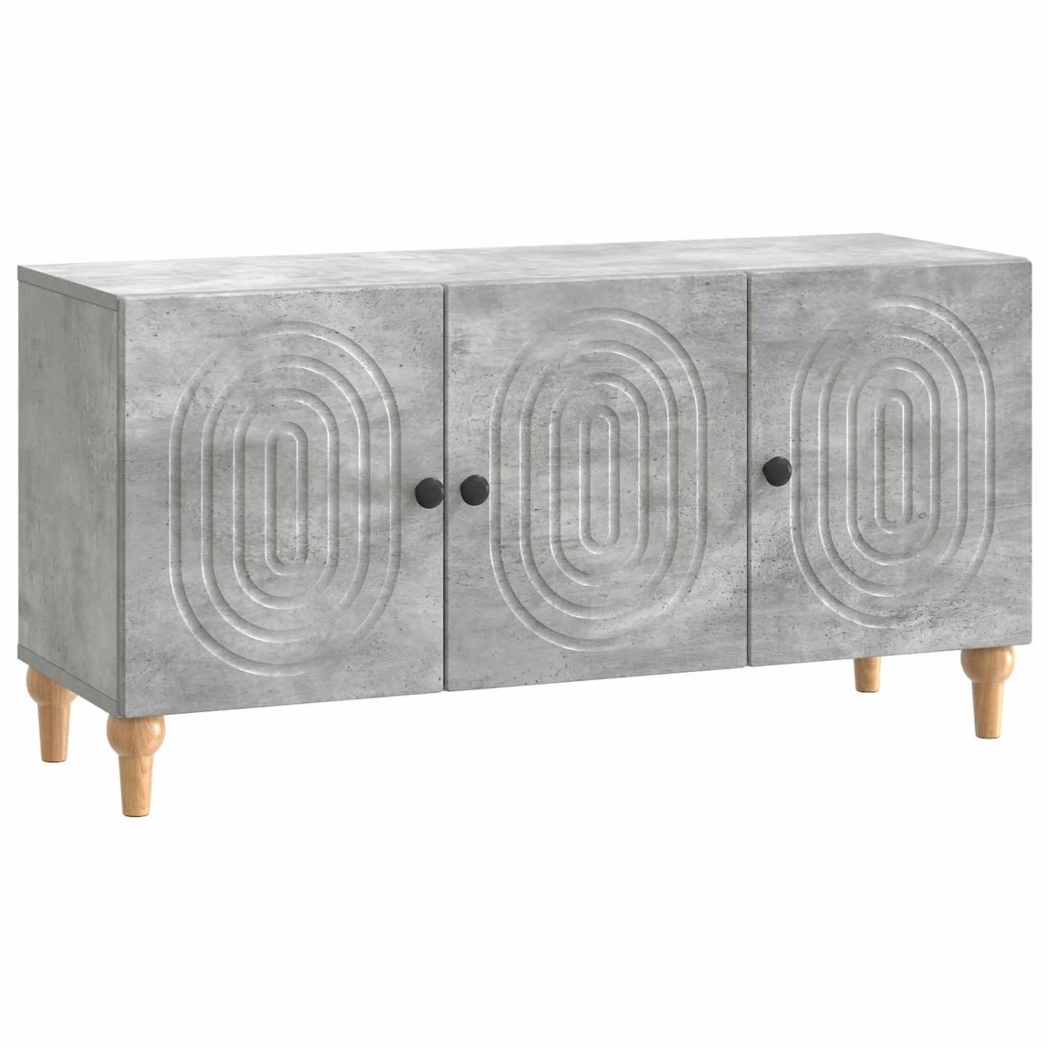 vidaXL TV-Schränk Betongrau 99 x 34,5 x 50 cm Holzwerkstoff 894258