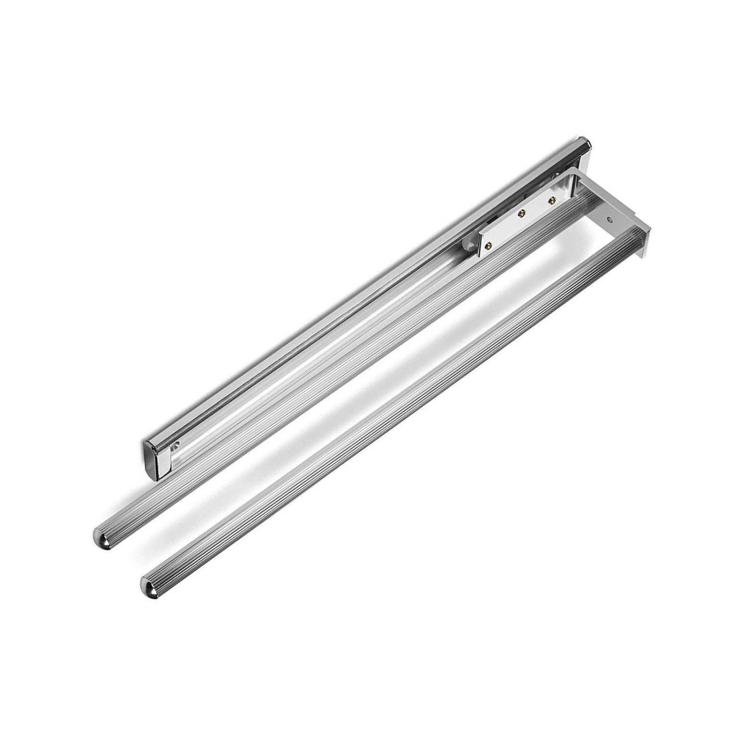 SOTECH Aluminium Handtuchhalter TED 2 Armig 450 bis 730 mm Ausziehbar Drehb günstig online kaufen