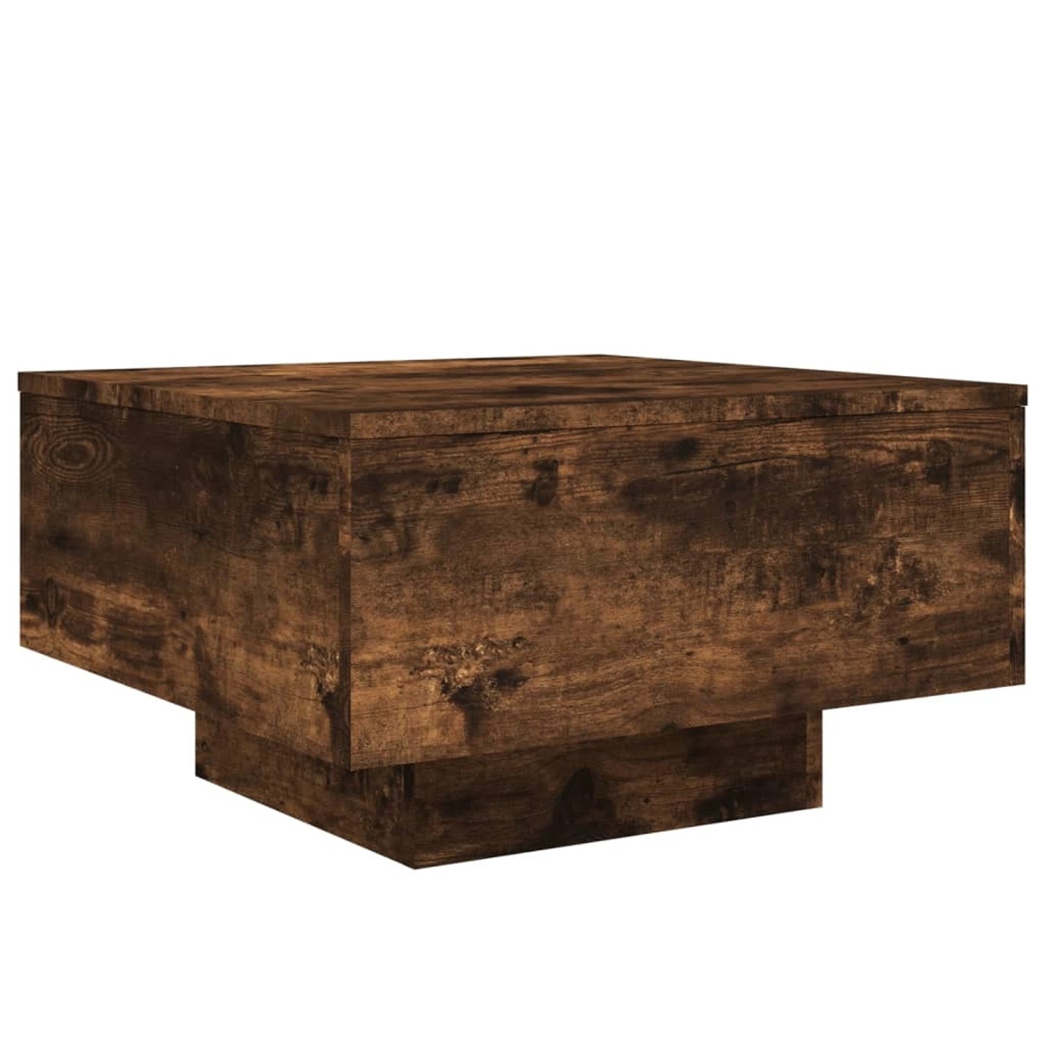 vidaXL Couchtisch Räuchereiche 55x55x31 cm Holzwerkstoff 836571
