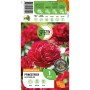 Verpackung der GROW by OBI Pfingstrose Lactiflora Rot, rote Blüten, Höhe ca. 80cm.
