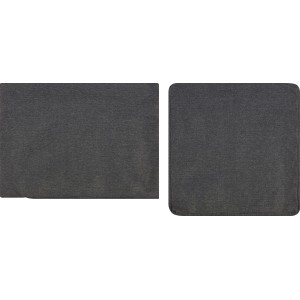 Ersatz-Kissenbezugs-Set für Willmar Balkon-Set, anthrazit, 2-teilig (Sitz- und Rückenkissen)