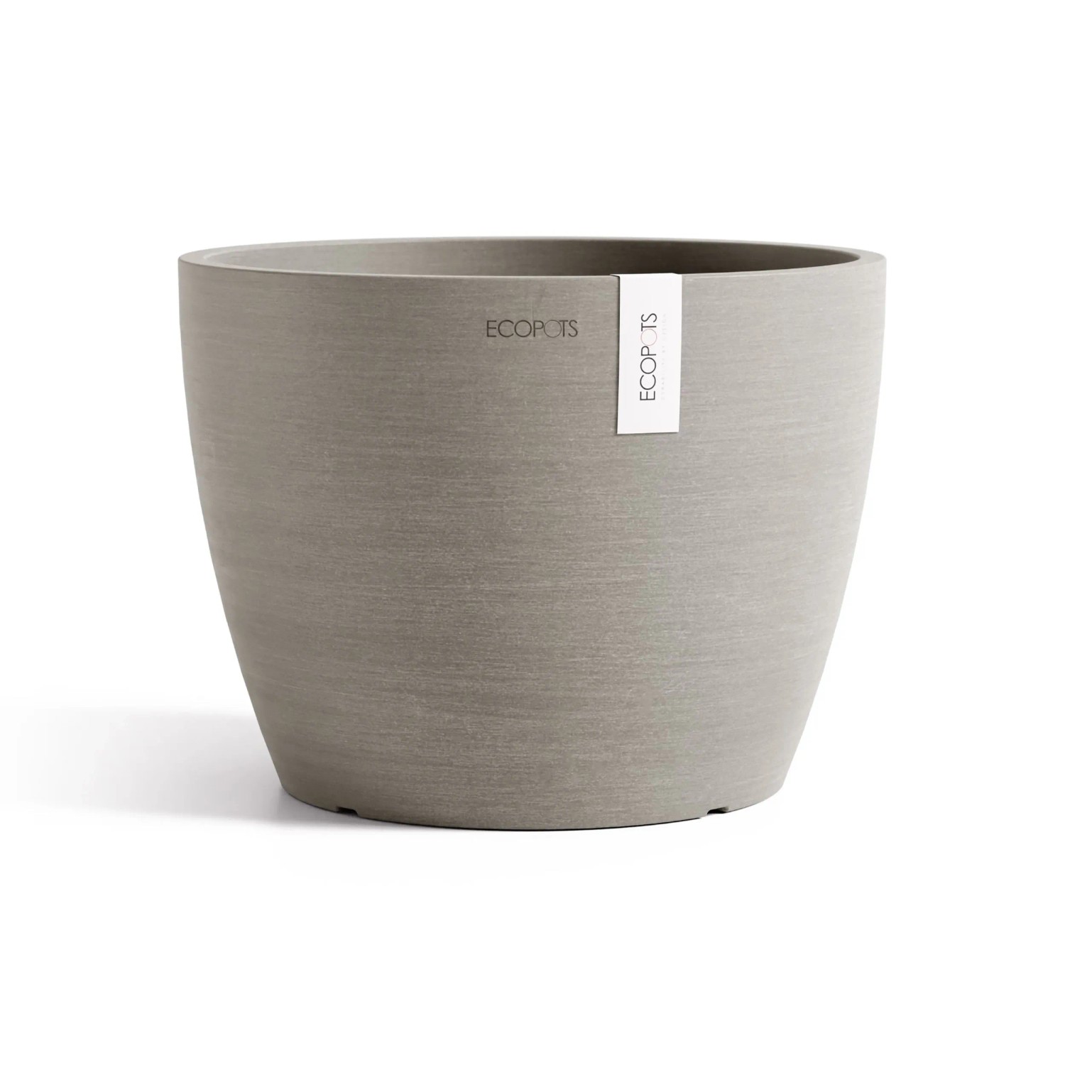 Ecopots Pflanztopf Stockholm Braungrau 23,2 cm x 17,6 cm