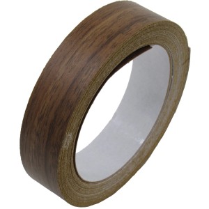 Selbstklebender Kantenumleimer Nussbaum, 5m x 19mm, für Arbeitsplatten.