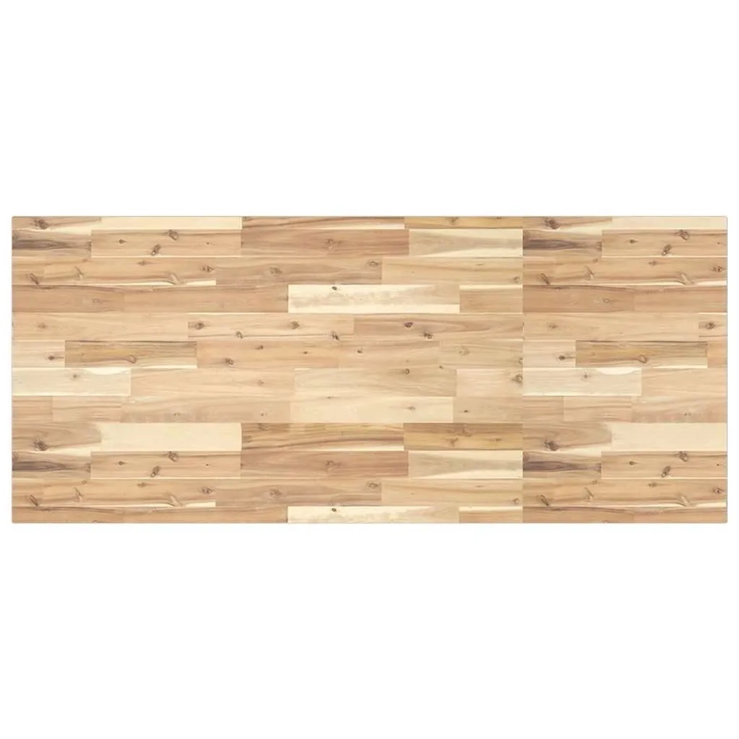 vidaXL Schreibtischplatte Unbehandelt 140x60x2 cm Massivholz Akazie 3279728