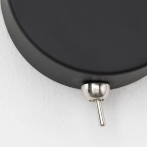 Detailaufnahme: Orion Lightstyle Einbau-Kippschalter in Nickel für Lampen & Leuchten.