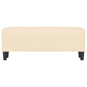 vidaXL Sitzbank Creme 100x35x41 cm Stoff 349409